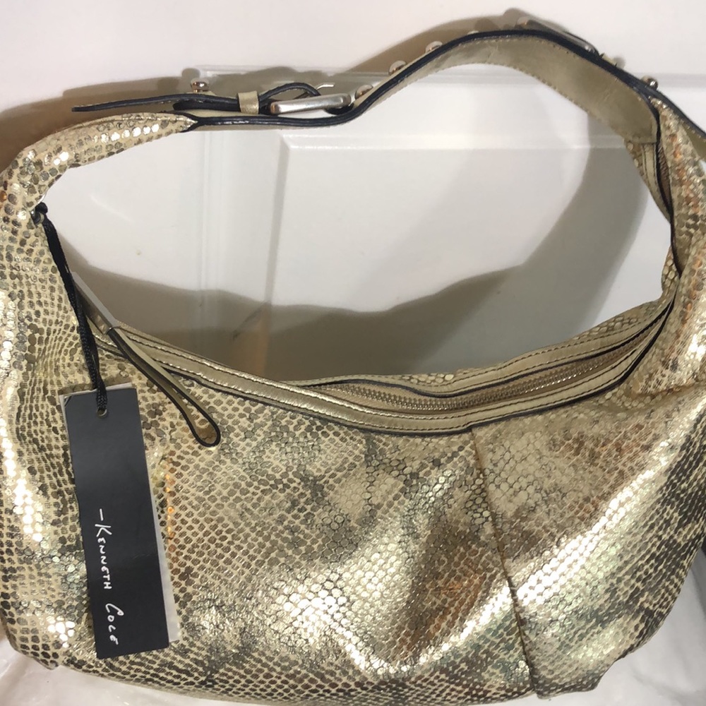 Kenneth Cole snake print bag NWT